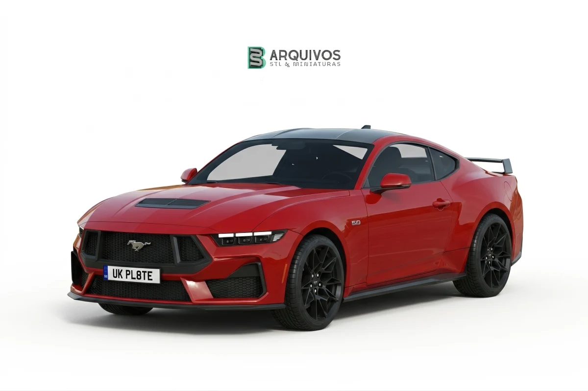 Modelo 3D STL - Ford Mustang GT 2023 — foto 2